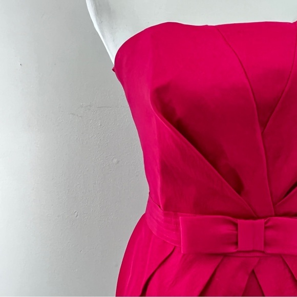 Cache fushia pink strapless dress size M/L - Picture 3 of 15